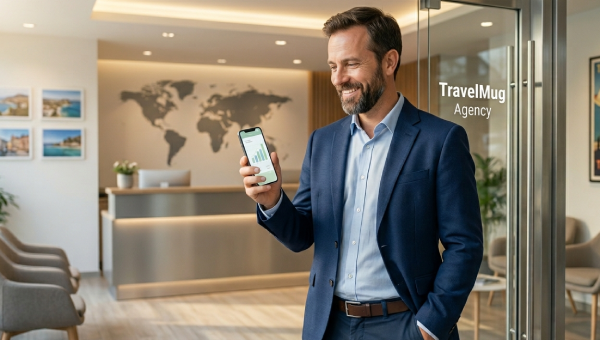 A business partner tracking their eSIM revenue